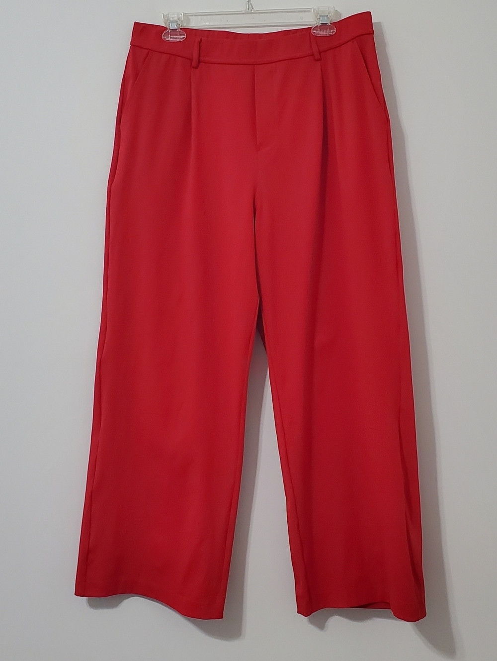 HALARA Flex High Waist Wide Leg Pants Red Size XL - Picture 2 of 10
